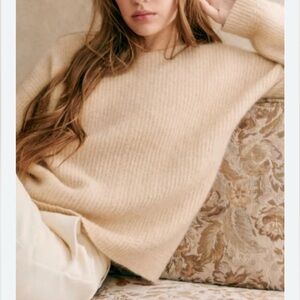 Sézane Brad Jumper in Vanilla XXS